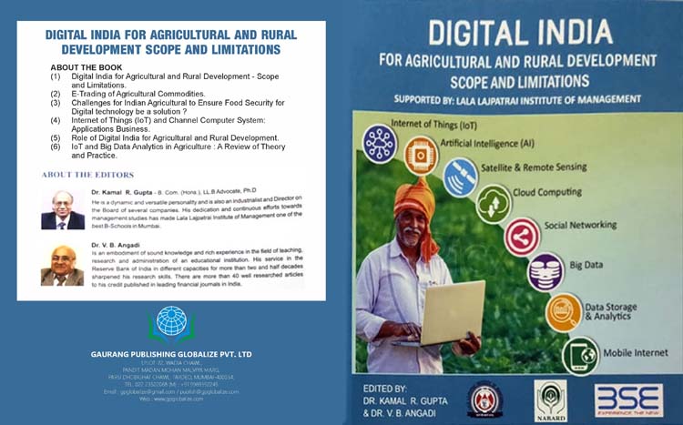  Digital India for Agricultural and Rural Development Scope and Limitations ISBN No 9788194156758