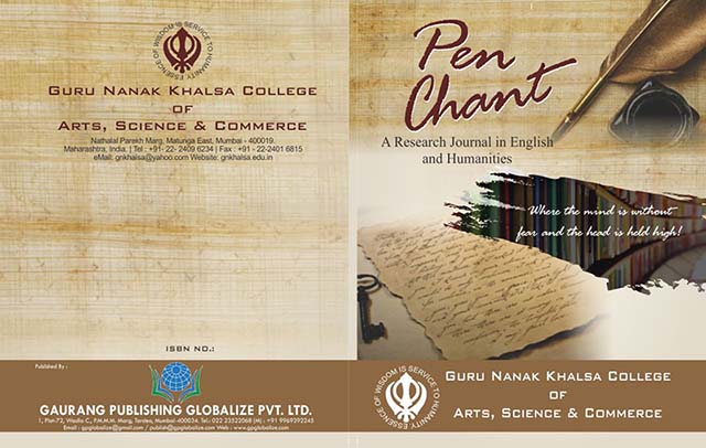 Pen Chant CP 2019 Khalsa ISBN No 9788193910269